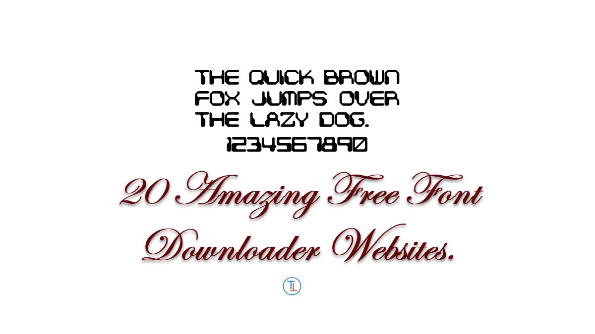 20 Free Font Downloader Websites banner